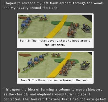 Several turns of battle