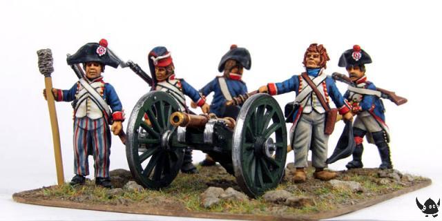 28mm French Battalion Gun