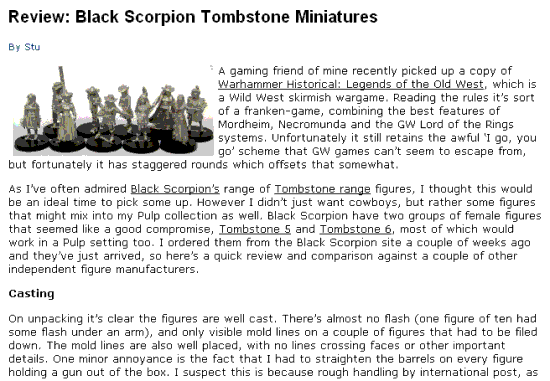Tombstone review