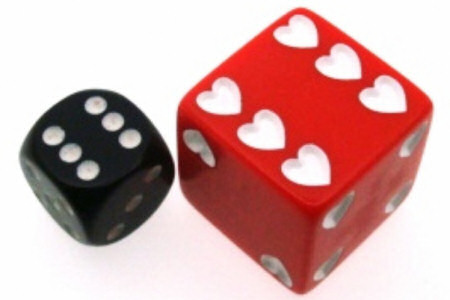 Heart Dice for the one you love