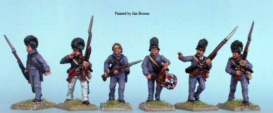 Perry miniatures AWI FRENCH Chasseurs, Metal