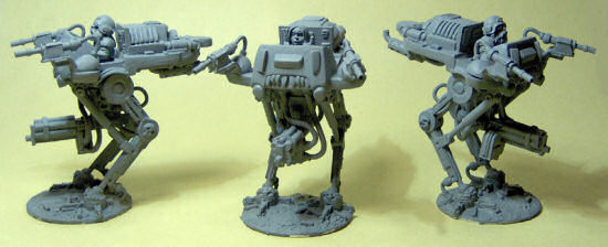 Undercoated Scrunt Assault Walkers