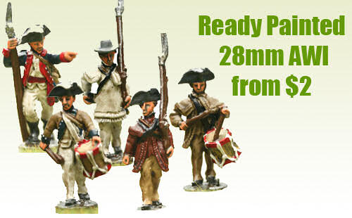 28mm Continental American War of Independence