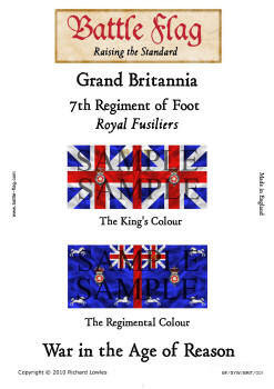 The Colours of The Royal Fusiliers