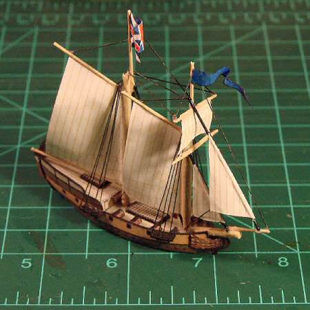 HMS Maria, Lake Champlain, 1776
