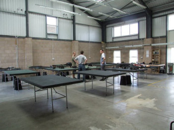 The gaming hall