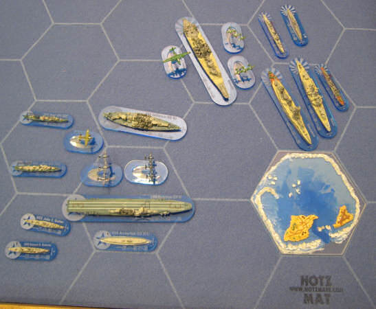 Task Force ships with bases