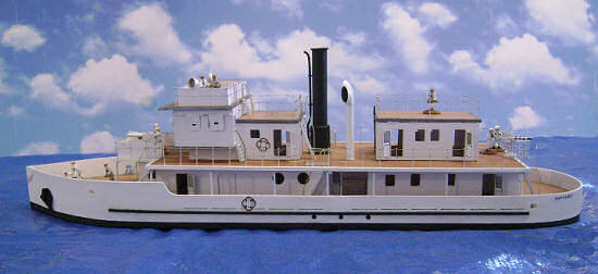 USS San Pablo 28mm scale model by Richard Houston