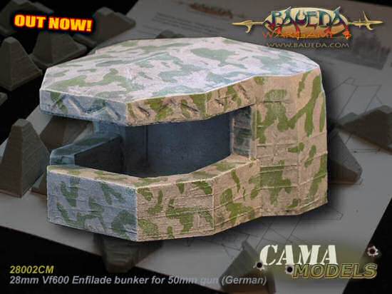 Vf600 Enfilade bunker for 50mm gun (German)