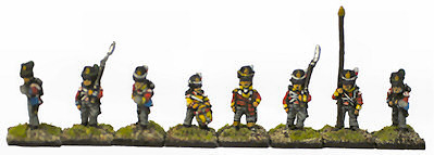 British infantry in Belgic shako