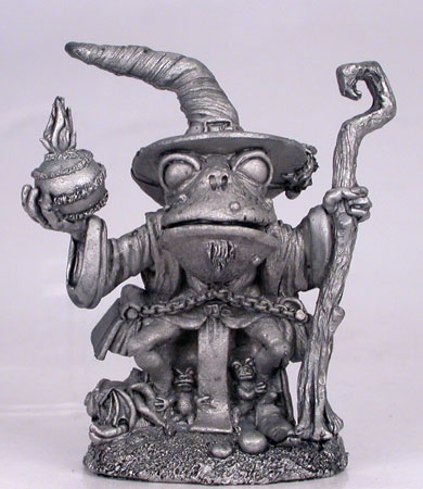 Frog Wizard Sculpted by Dave Summers