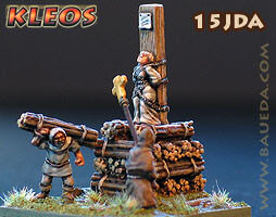 15mm Joan at the stake