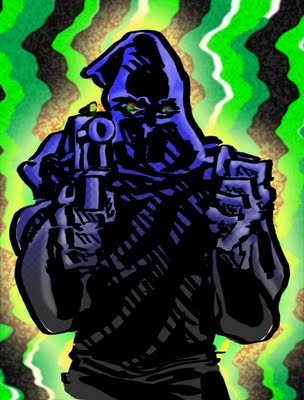 Blue villain