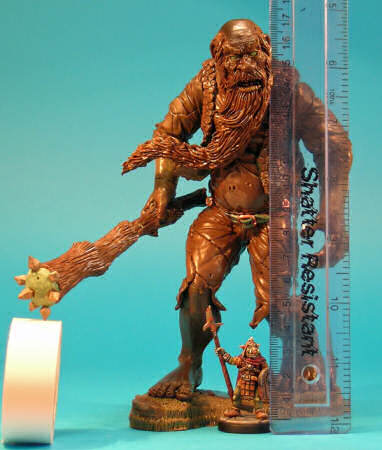 Giant with ruler