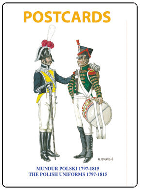 Polish Uniforms 1797-1815: 90 postcards