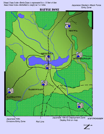 Battle for Meiktila map