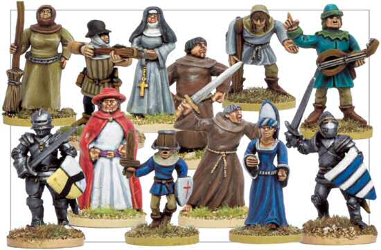 BCMED505 - Medieval Townsfolk and Villagers Collection
