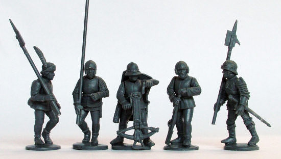 Perry Miniatures Plastic 'Mercenaries' European Infantry 1450-1500 