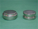Stepped disc magnets