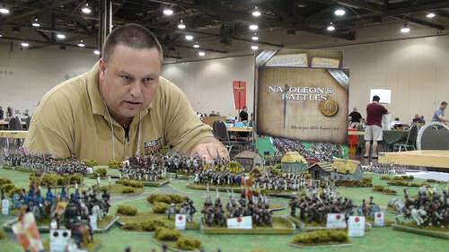 Jim Cacy demonstrating Napoleon's Battles III
