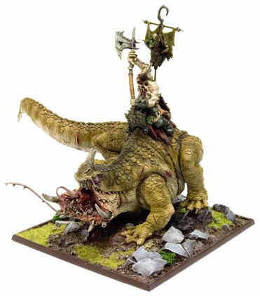 Tamurkhan the Maggot Lord on Bubebolos the Toad Dragon