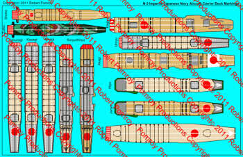 Japanese carrier decals