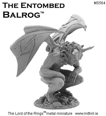 TMP] New LoTR Release by Mithril Miniatures: The Entombed Balrog
