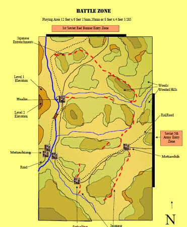 August Storm 1945 map