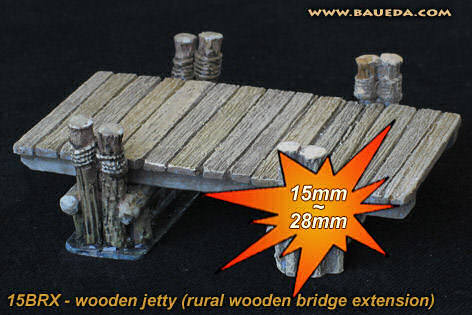 Rural bridge expansion/wooden jetty