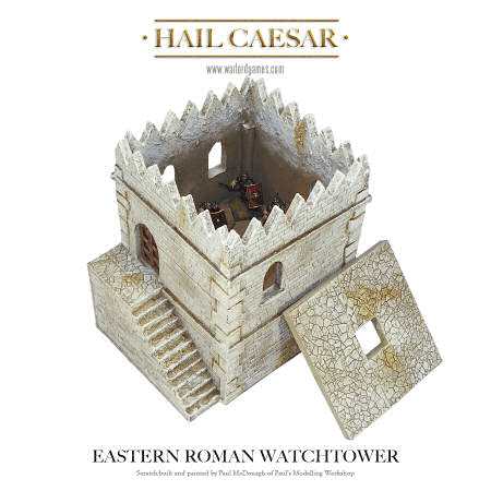 A removable roof allows access to the tower interior