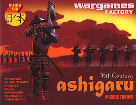 Wargames Factory 28mm 16TH CENTURY ASHIGARU Figures