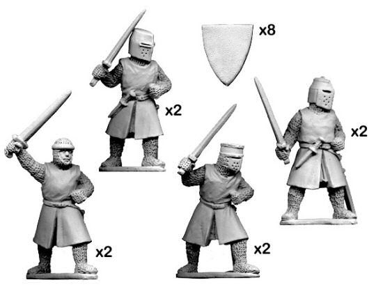 Late Crusades figures