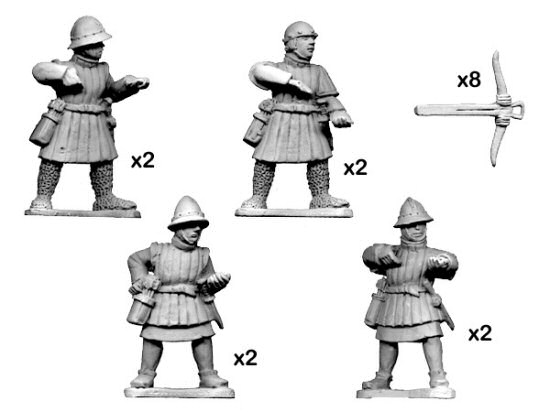 Late Crusades figures