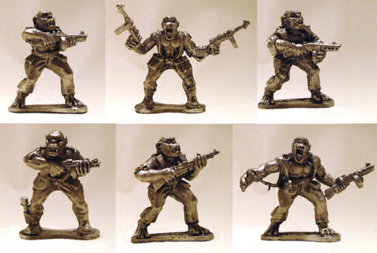 Weird War II Soviet Ape/Human hybrids