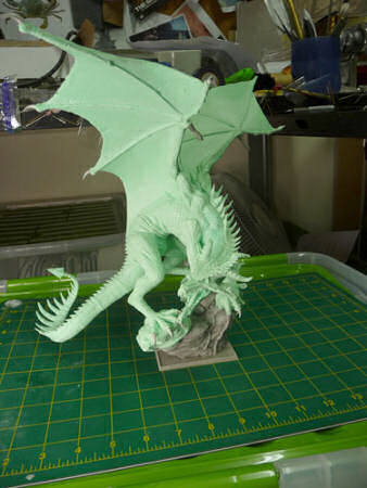 Test casting of Heresy Dragon