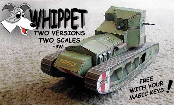 Whippet WWI tank