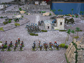 A panoramic view of part of the Indian Mutiny game