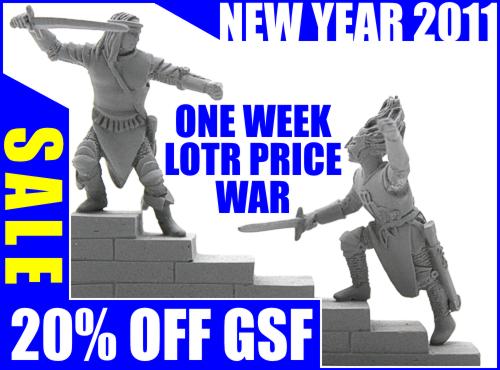 Mithril New Year Sale 2011. 20% off Fellowship miniatures