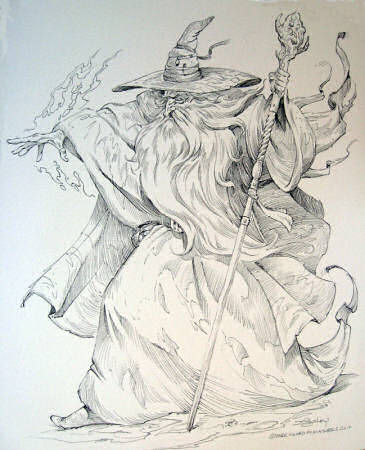 Easley Masterworks Ancient Male Wizard art
