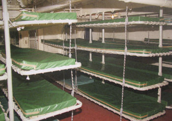 Game into the evening and then sleep aboard ship
