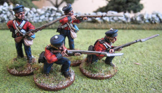 New Zealand Wars figures painted by Giles Allison