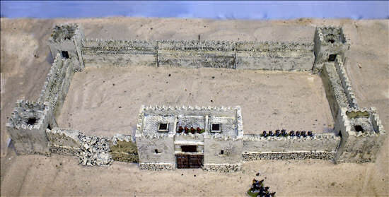 Biblical Fort with Breached Section