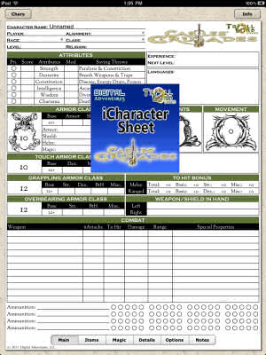 ICharacter Sheet for Castles & Crusades