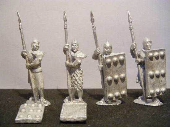 Early City-State Spearmen with Shield