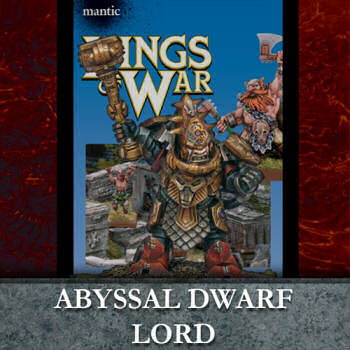 Mantic Games' Abyssal Dwarf King