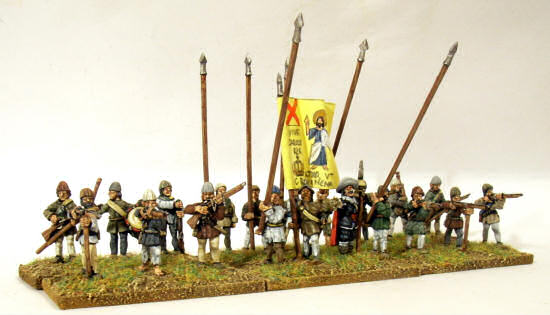 Pike-and-shot infantry unit