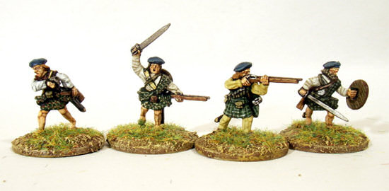 Redshanks/Highlanders with musket