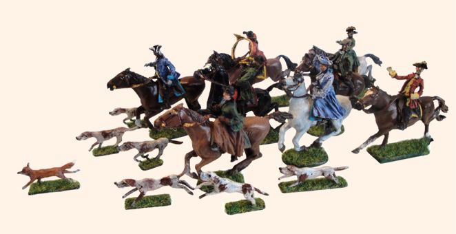 Tradition Scandinavia 30mm Willie figures - The Hunt