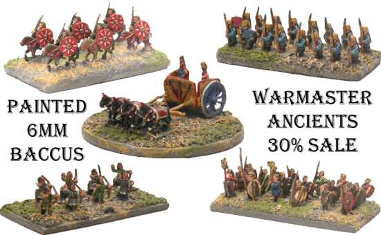 6mm Painted Warmaster Ancients armies sale