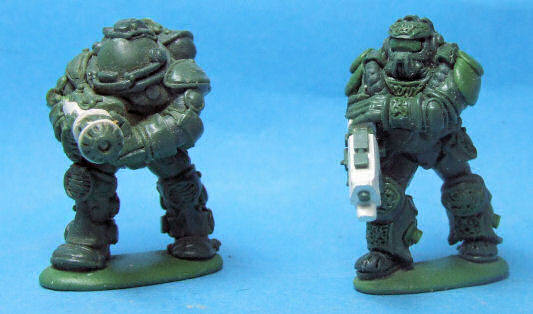 Heavily armored spacesuits